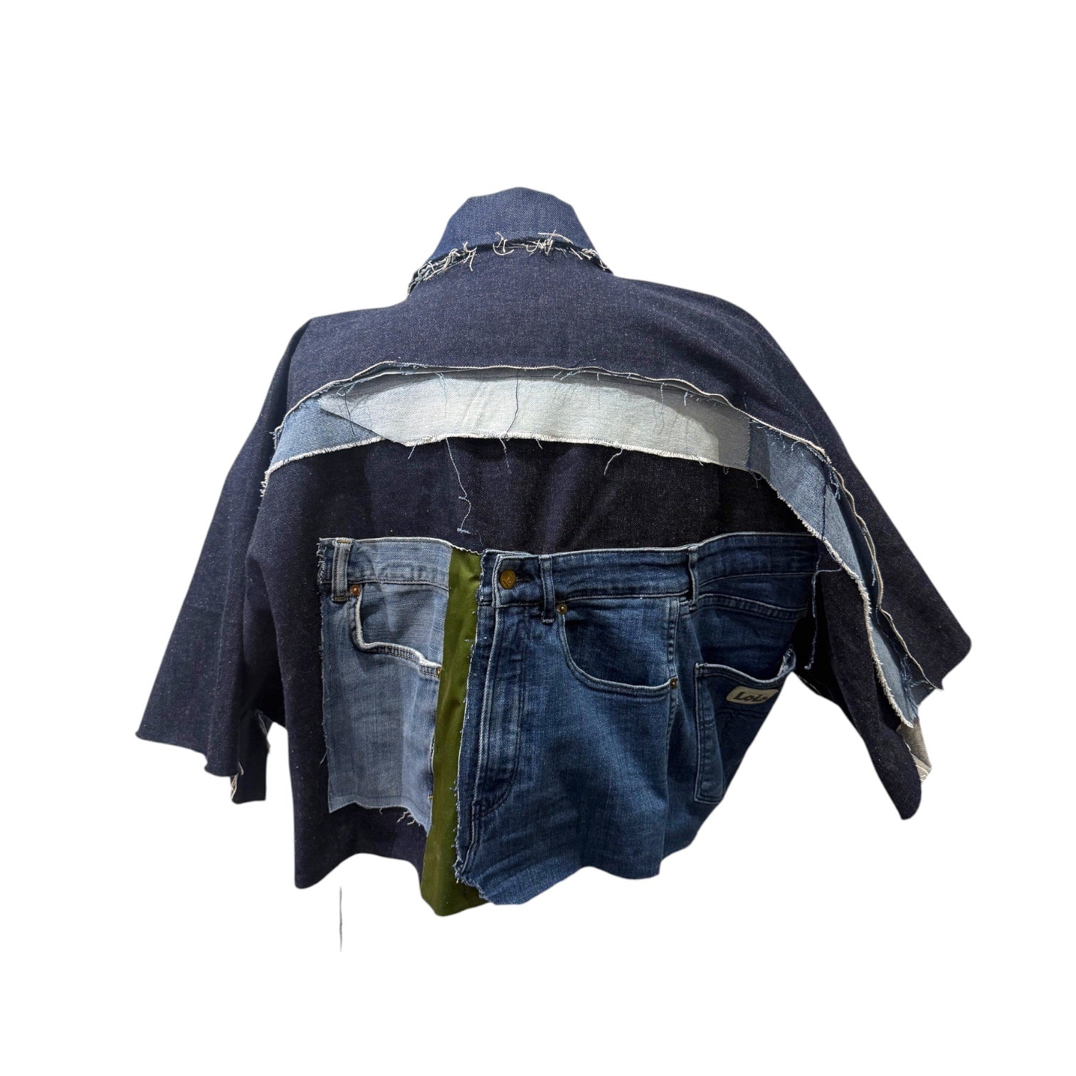 Ulka Short Denim Patchwork Jacket L