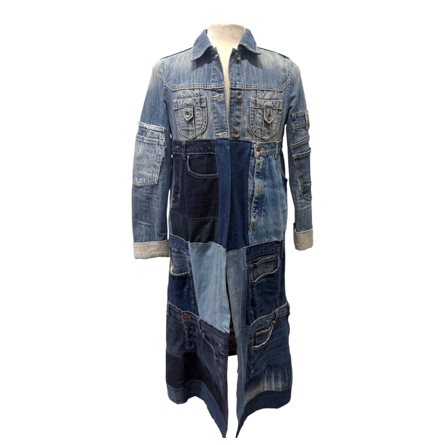 Ulka Coat L Denim Blue