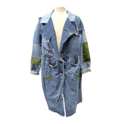 Ulka Jacket L Denim Patchwork