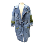 Ulka Jacket L Denim Patchwork