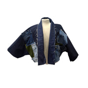 Ulka Short Denim Patchwork Jacket L
