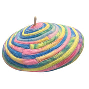 Pastel Tie-dye T-shirt Strip Beret