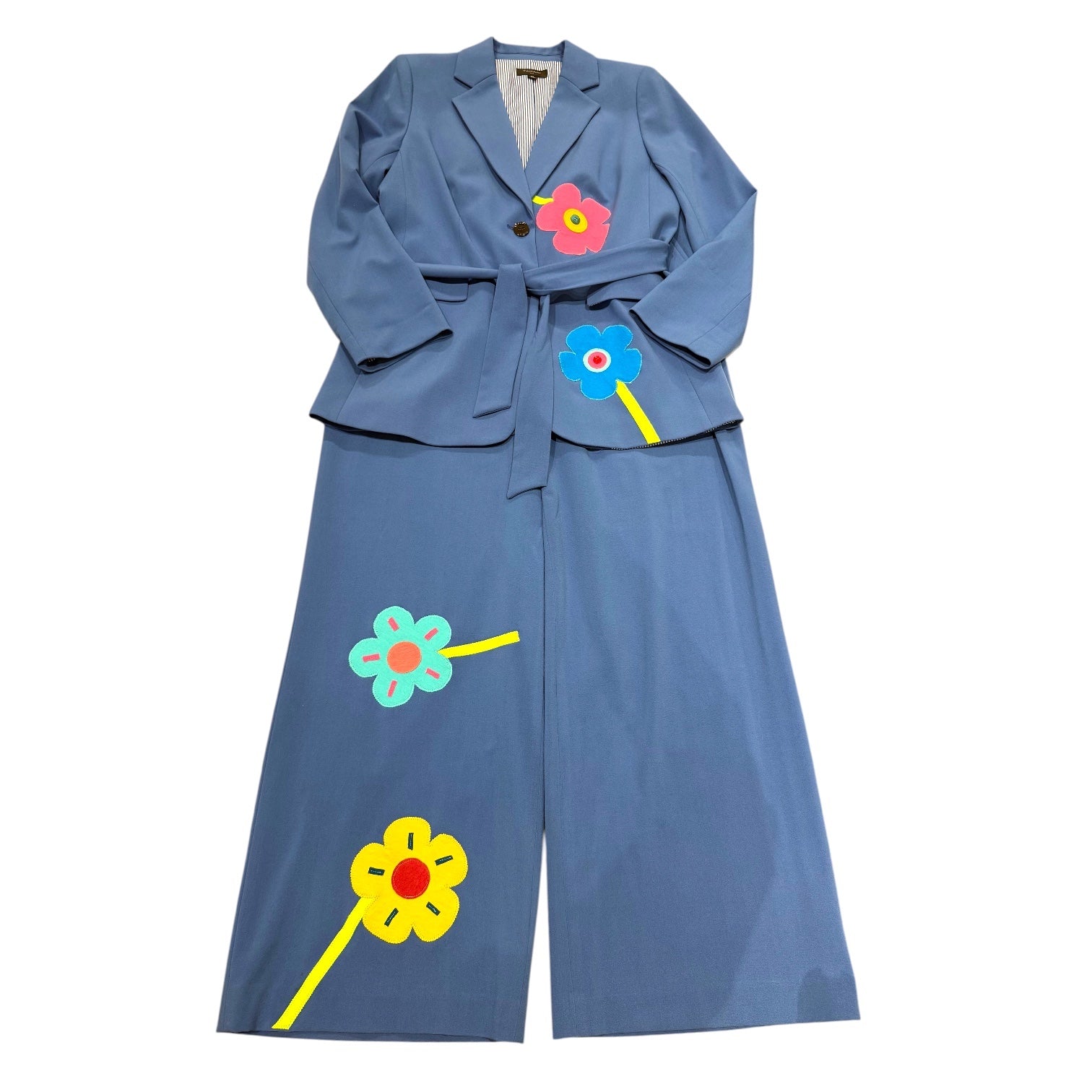 Blue Greenie Blue Floral Suit