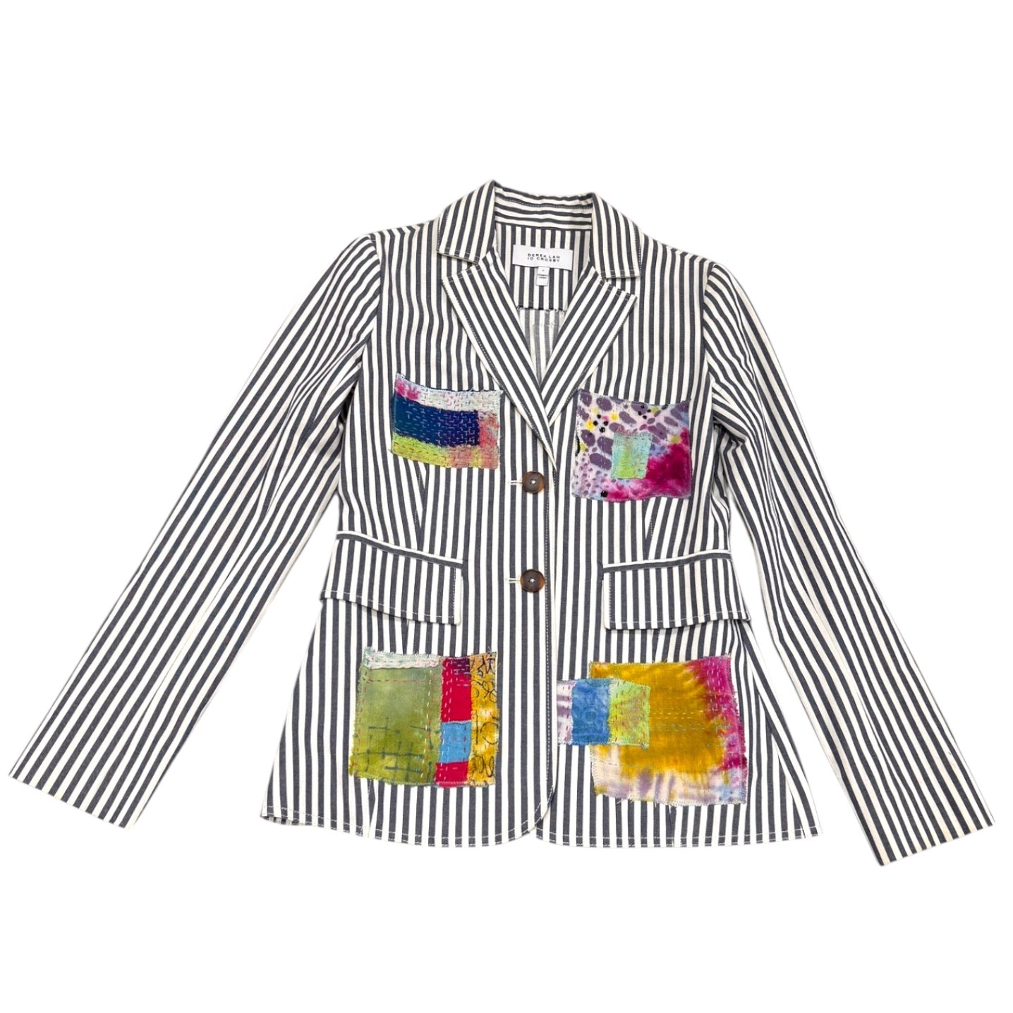 Blue Greenie Patchwork Blazer