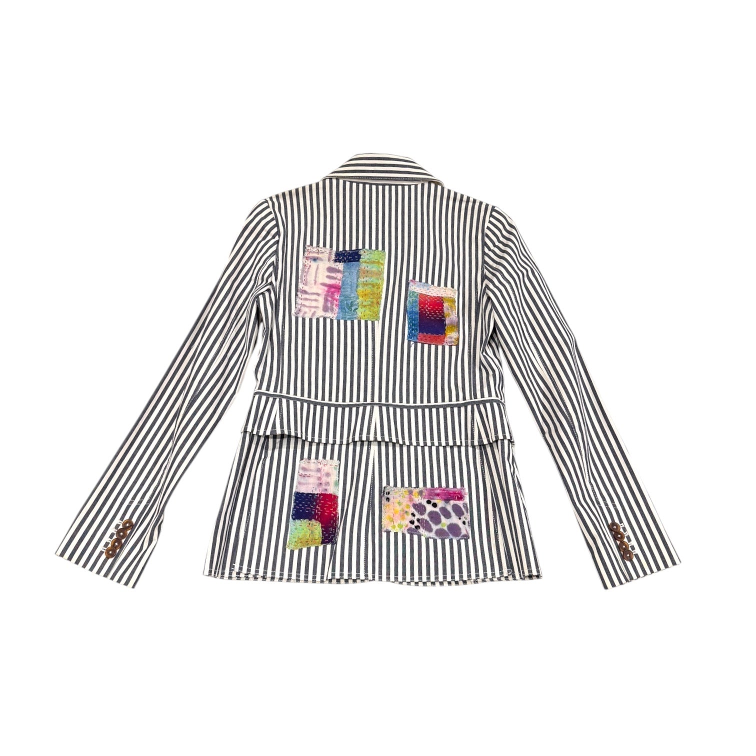 Blue Greenie Patchwork Blazer