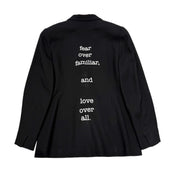 Blue Greenie Quote Blazer