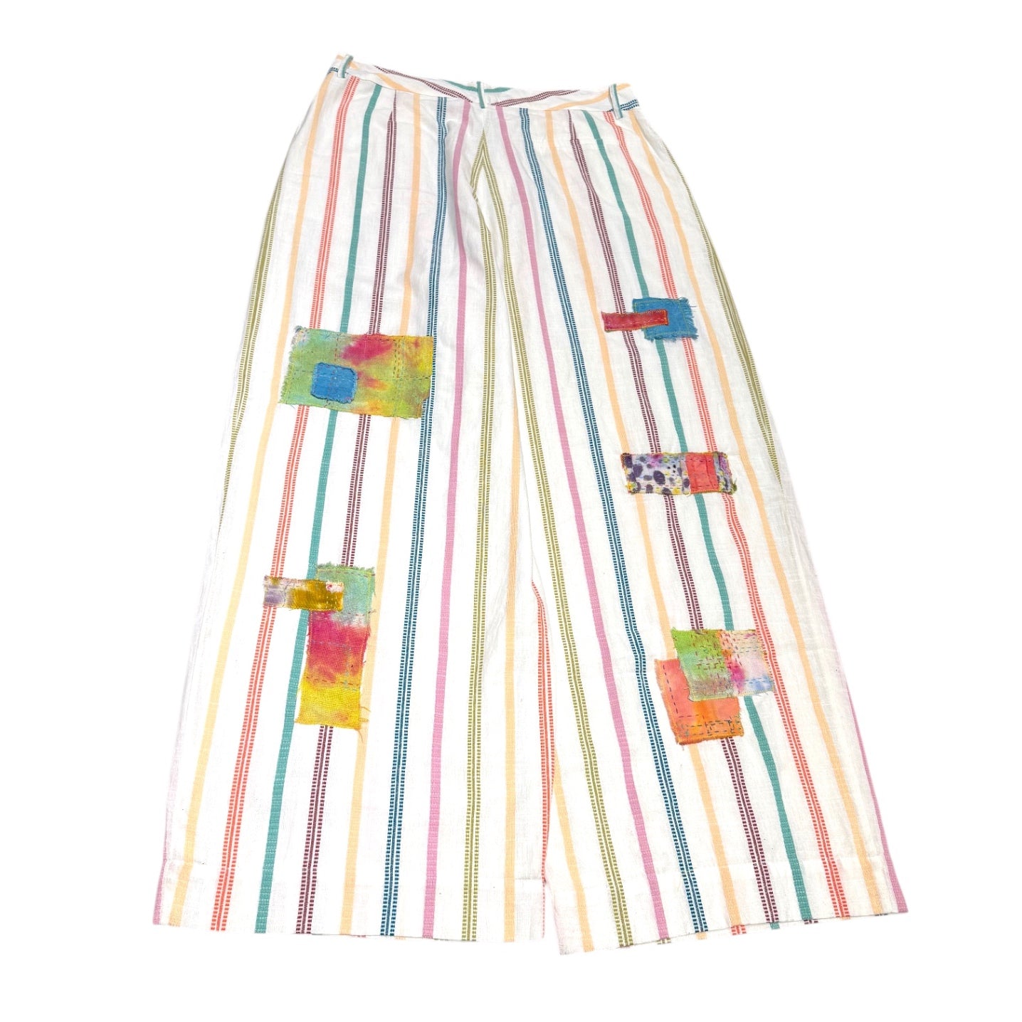 Striped Patchwork Pants
