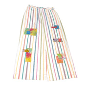 Striped Patchwork Pants