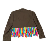Givenchy Blazer T-shirt Fringe