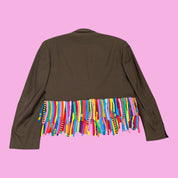 Givenchy Blazer T-shirt Fringe