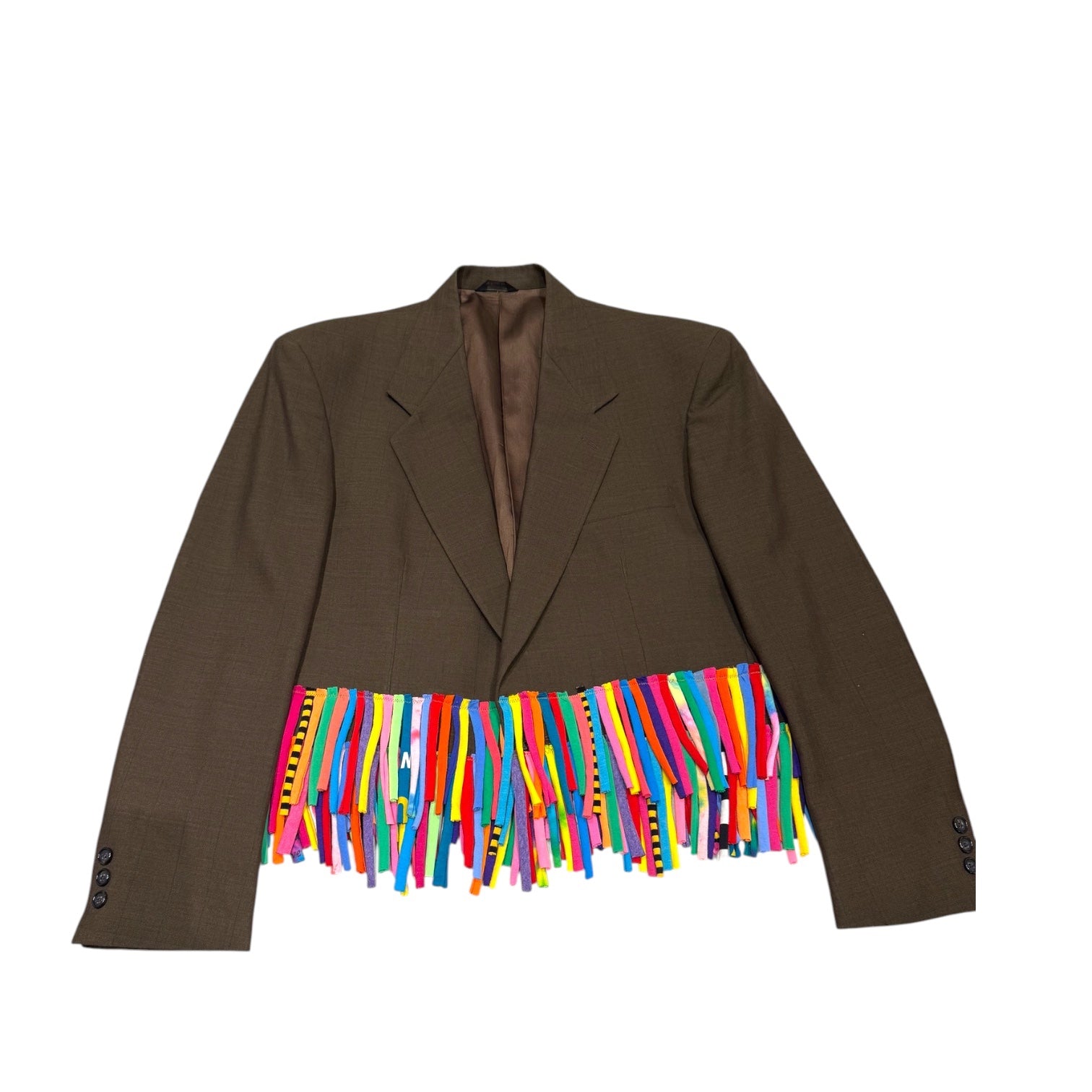 Givenchy Blazer T-shirt Fringe