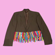 Givenchy Blazer T-shirt Fringe