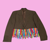 Givenchy Blazer T-shirt Fringe