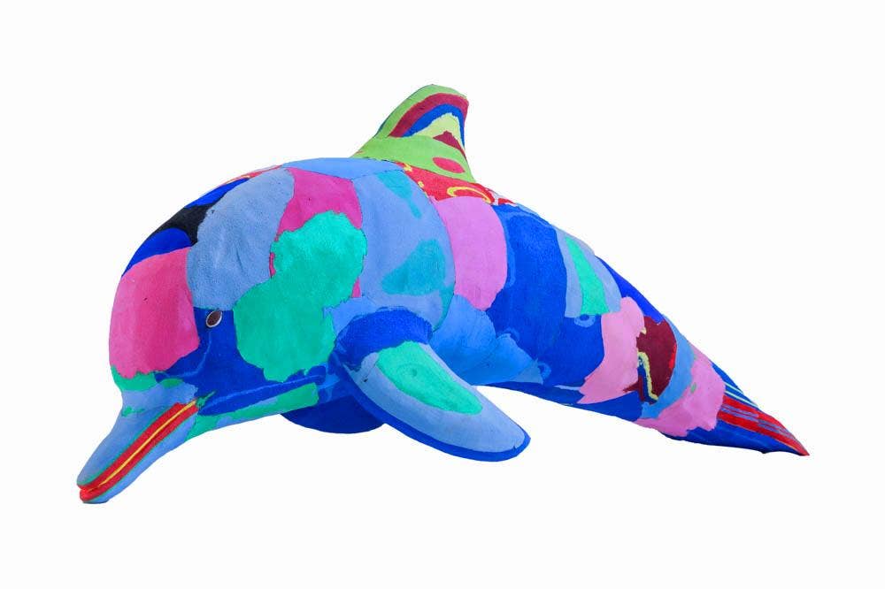 Dolphin Flip Flop Sculpture - Wholesale: Large
