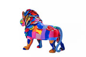 Recycled Lion Flip Flop Sculpture: Large