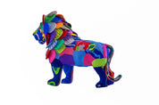 Recycled Lion Flip Flop Sculpture: Large