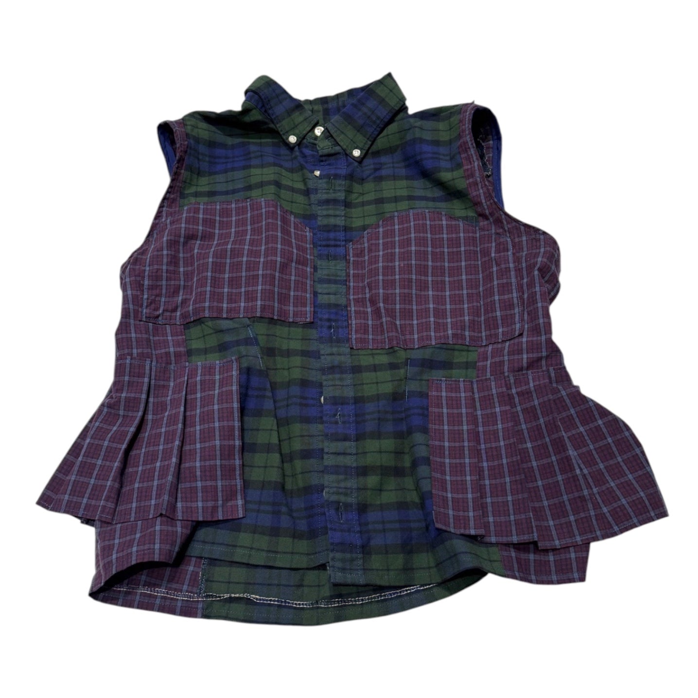 Sleeveless Button Up