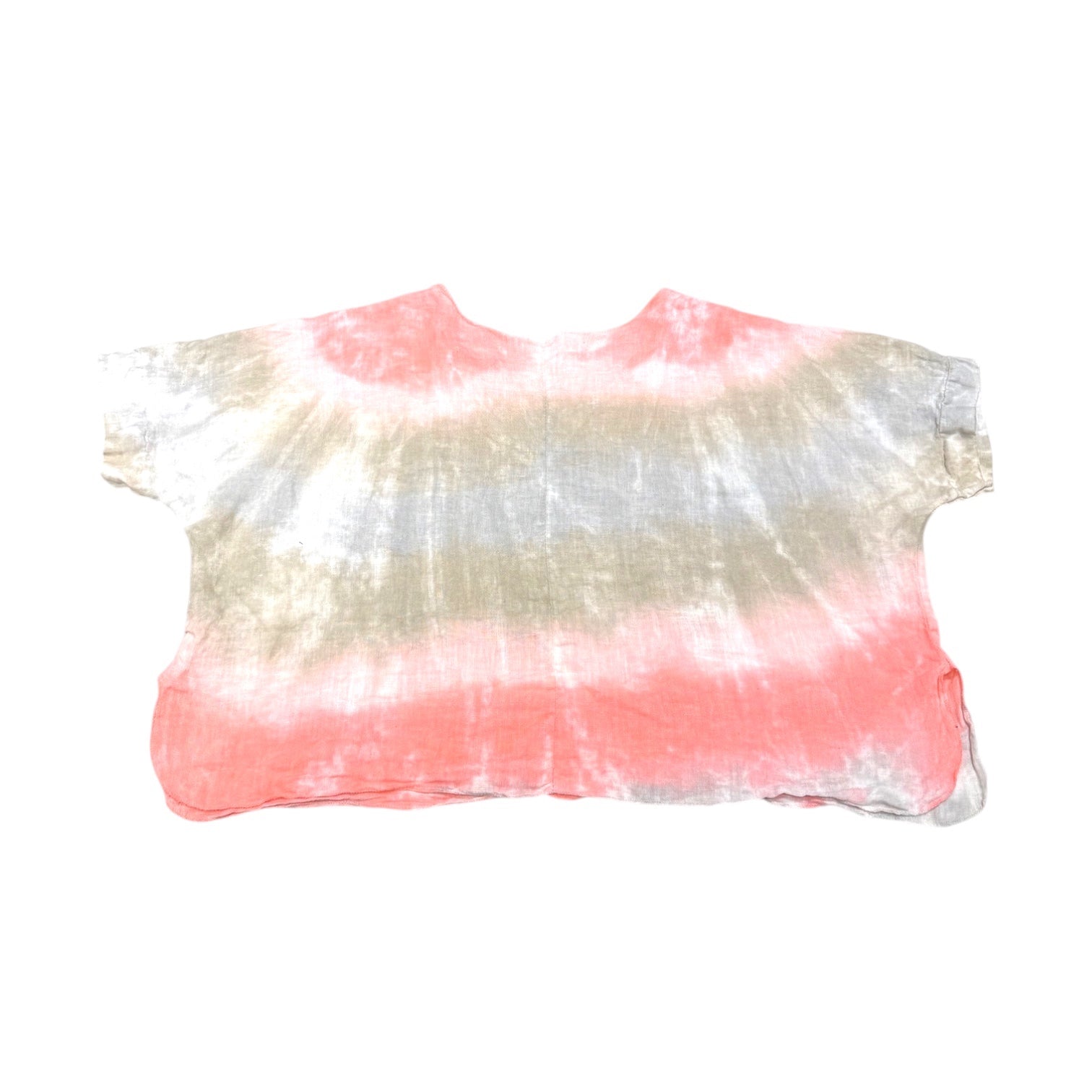 Hearts in Line Linen Top