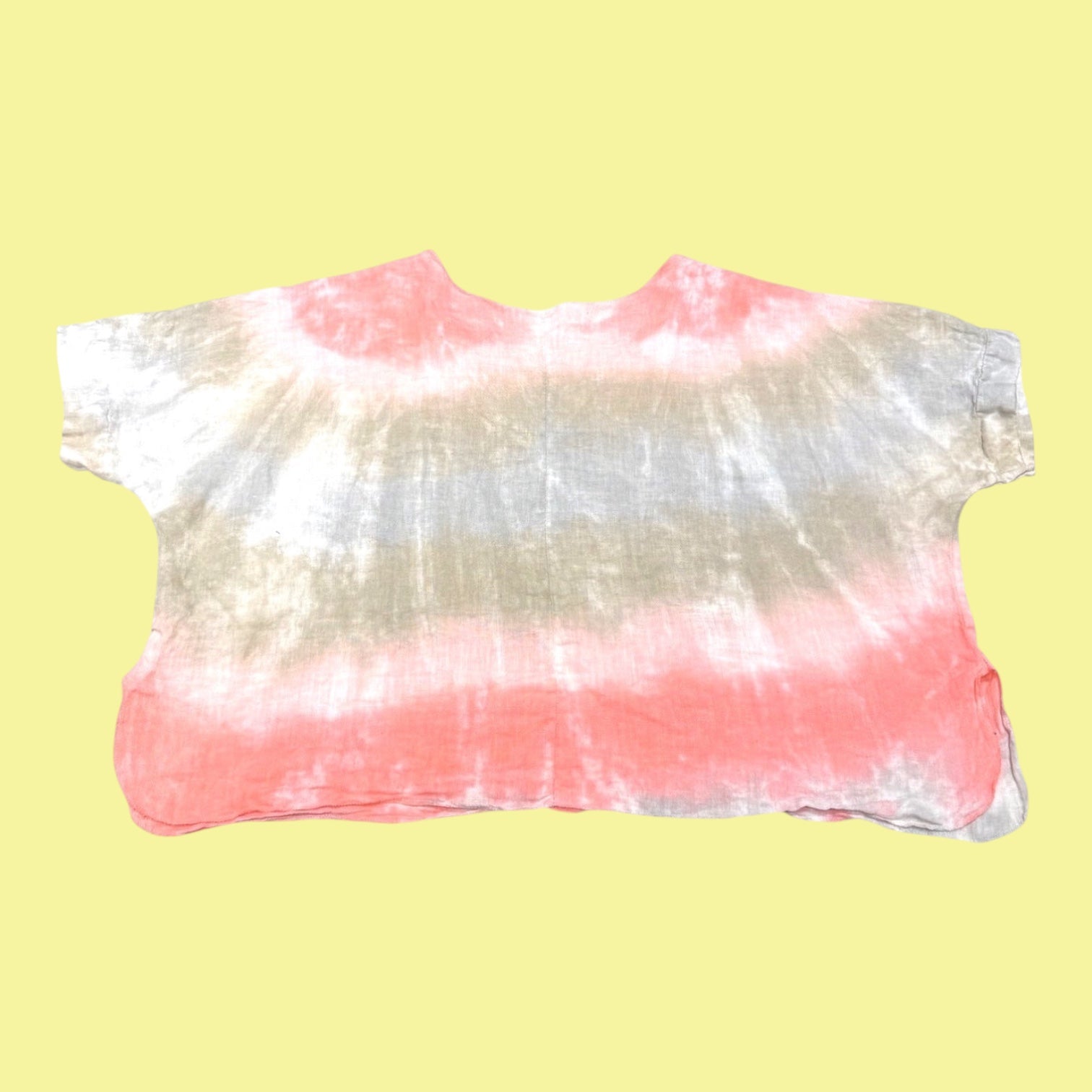 Hearts in Line Linen Top