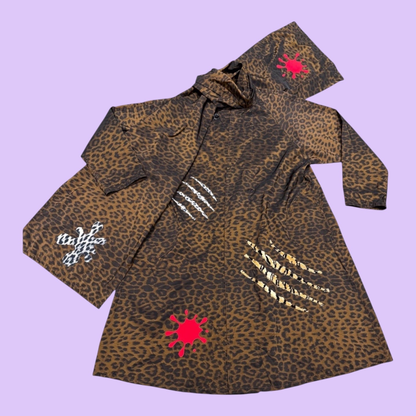 Blue Greenie Animal Print Coat
