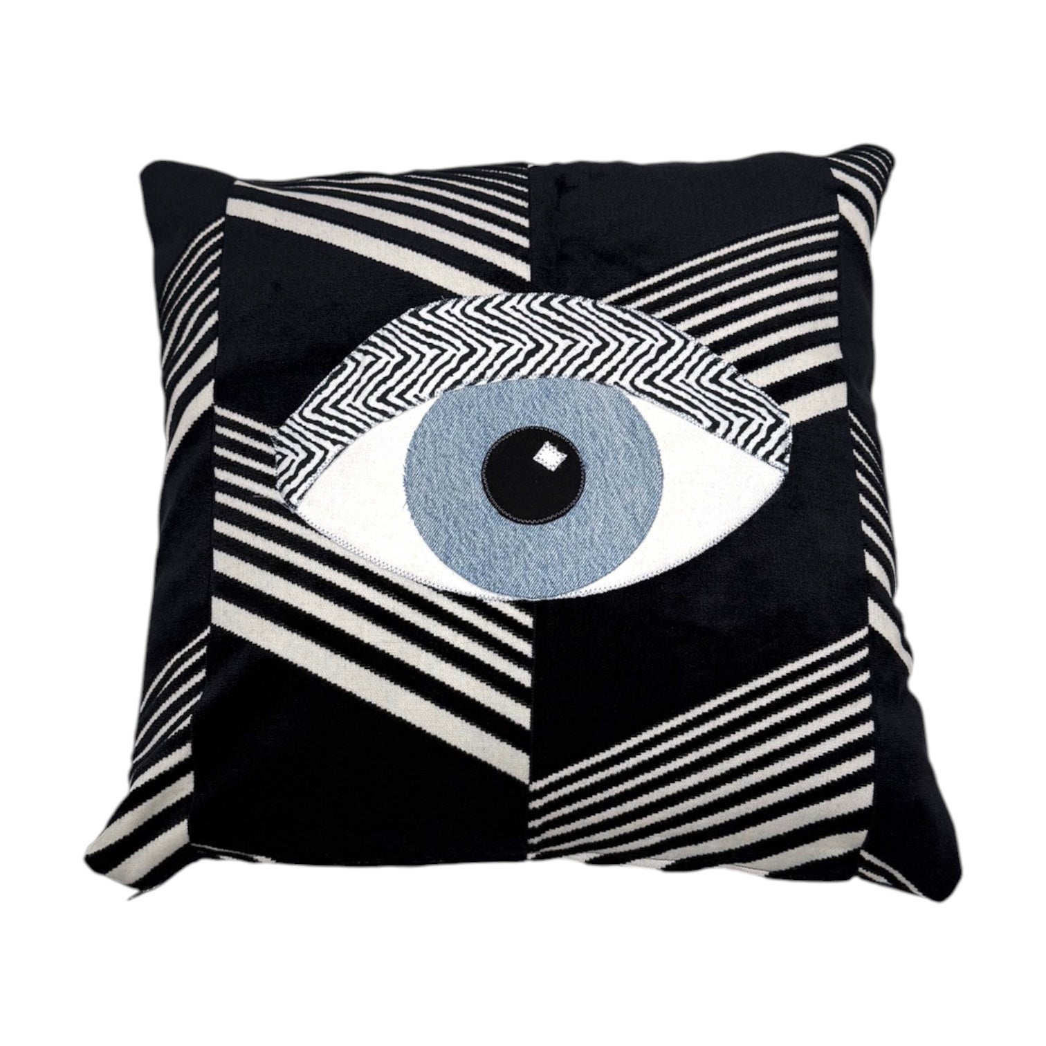 Double Velvet Denim Eye Pillow