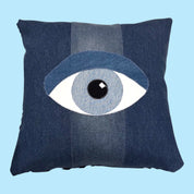 Double Velvet Denim Eye Pillow