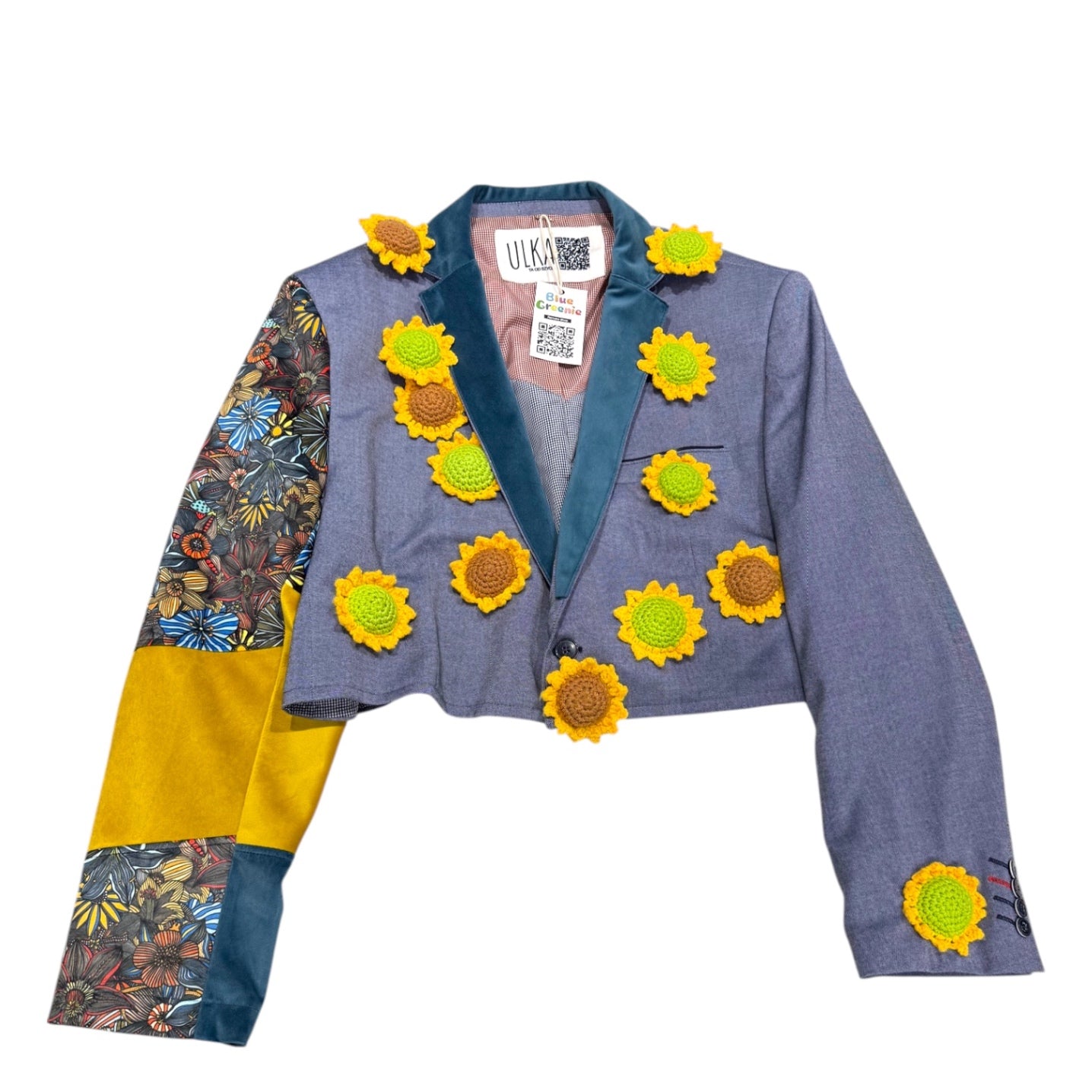 Croped Sunflower Blazer