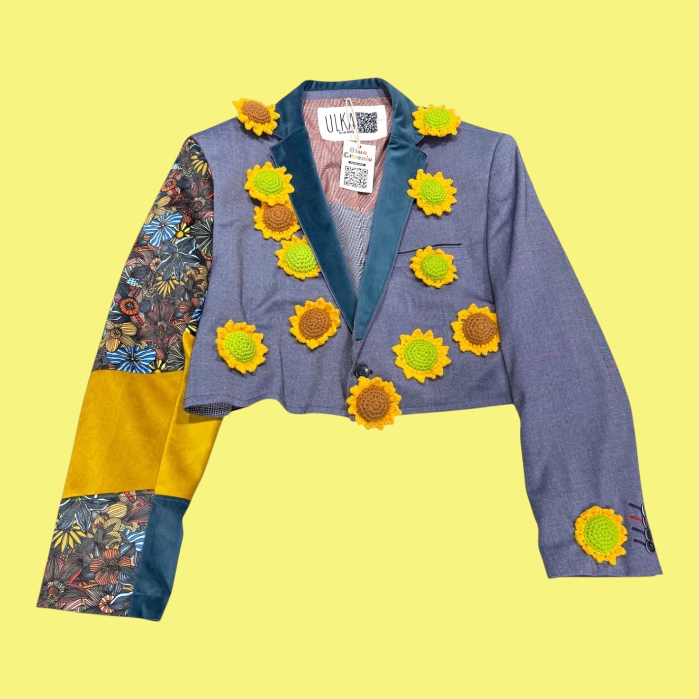 Croped Sunflower Blazer