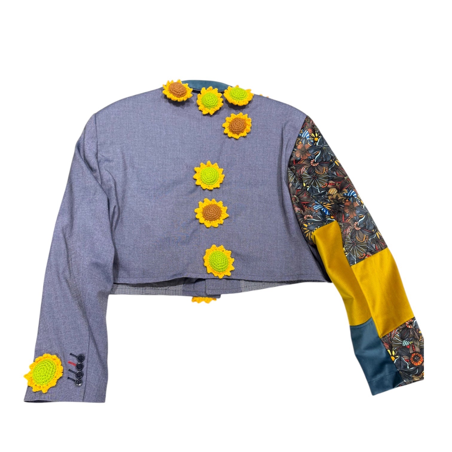 Croped Sunflower Blazer