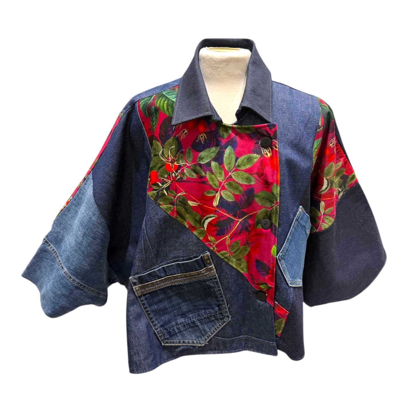 Short Patchwork Kimono