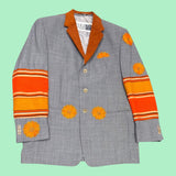 Orange Flower Blazer