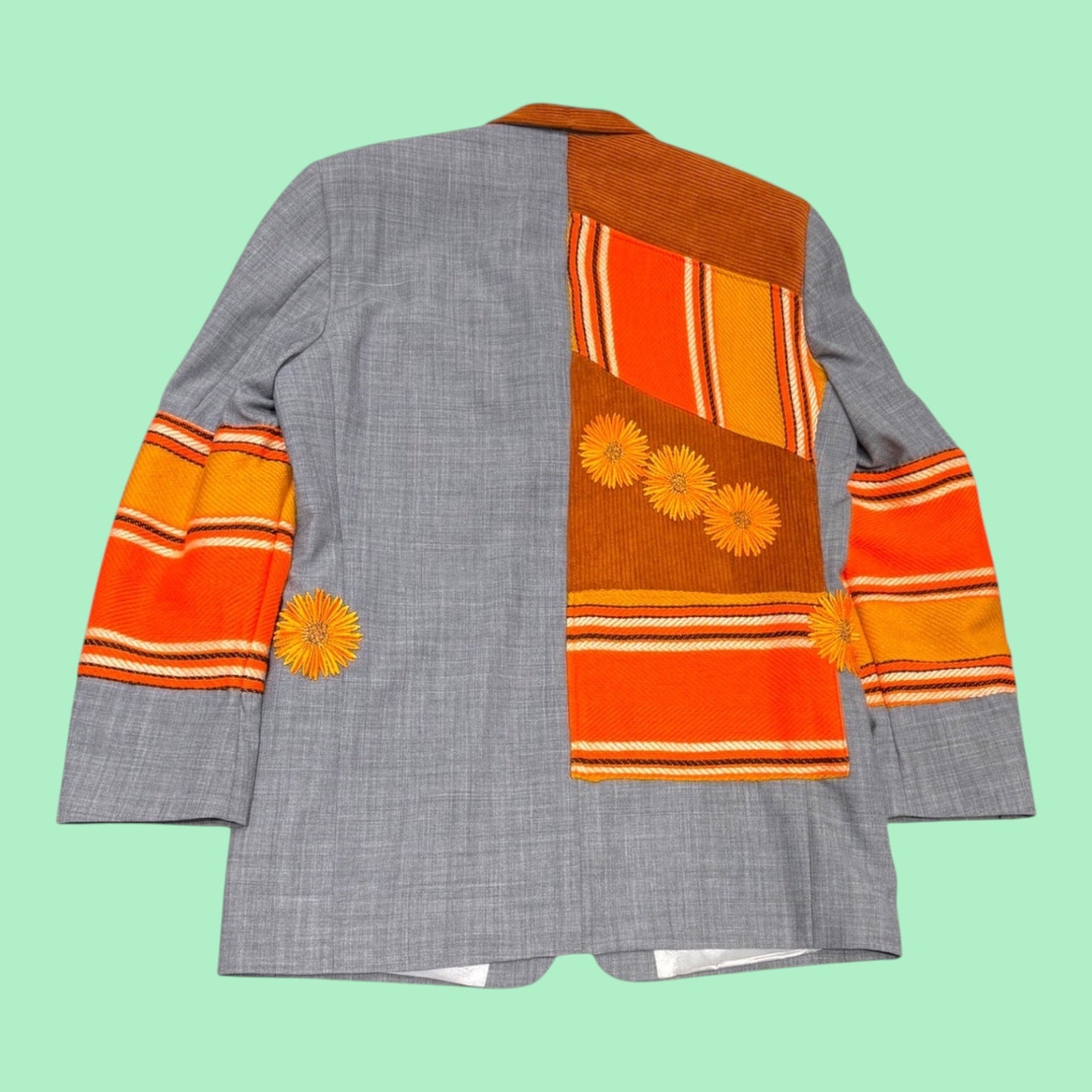 Orange Flower Blazer