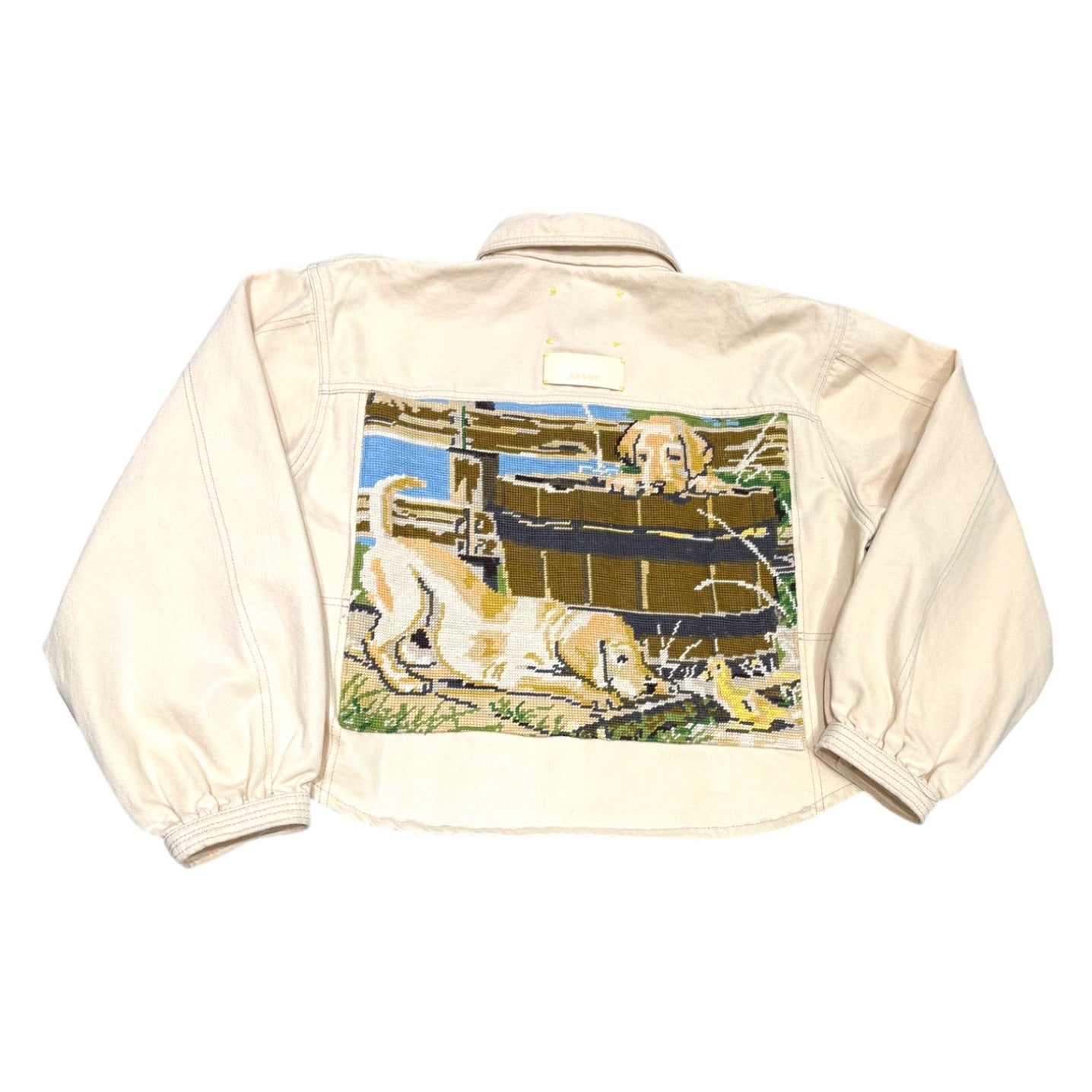 Golden Retriever Needlepoint Jacket