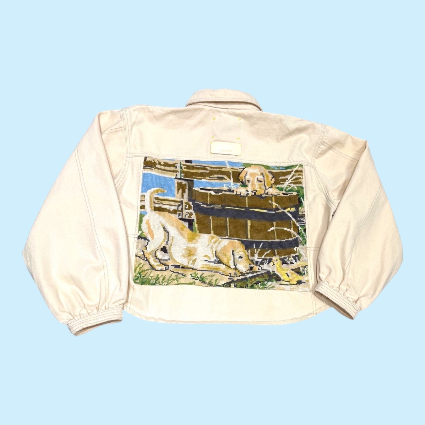 Golden Retriever Needlepoint Jacket
