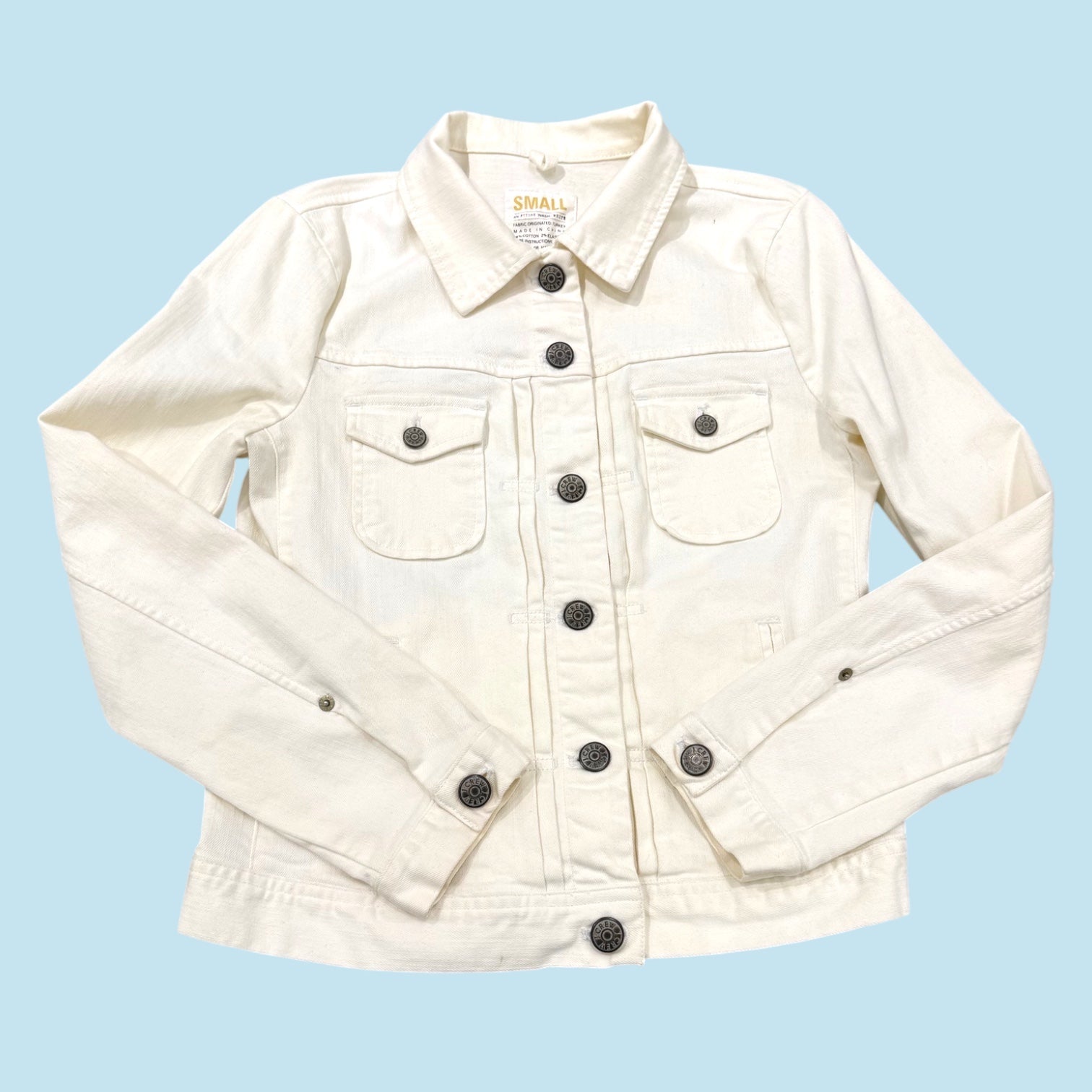 French Alps Needlepoint Denim Jacket