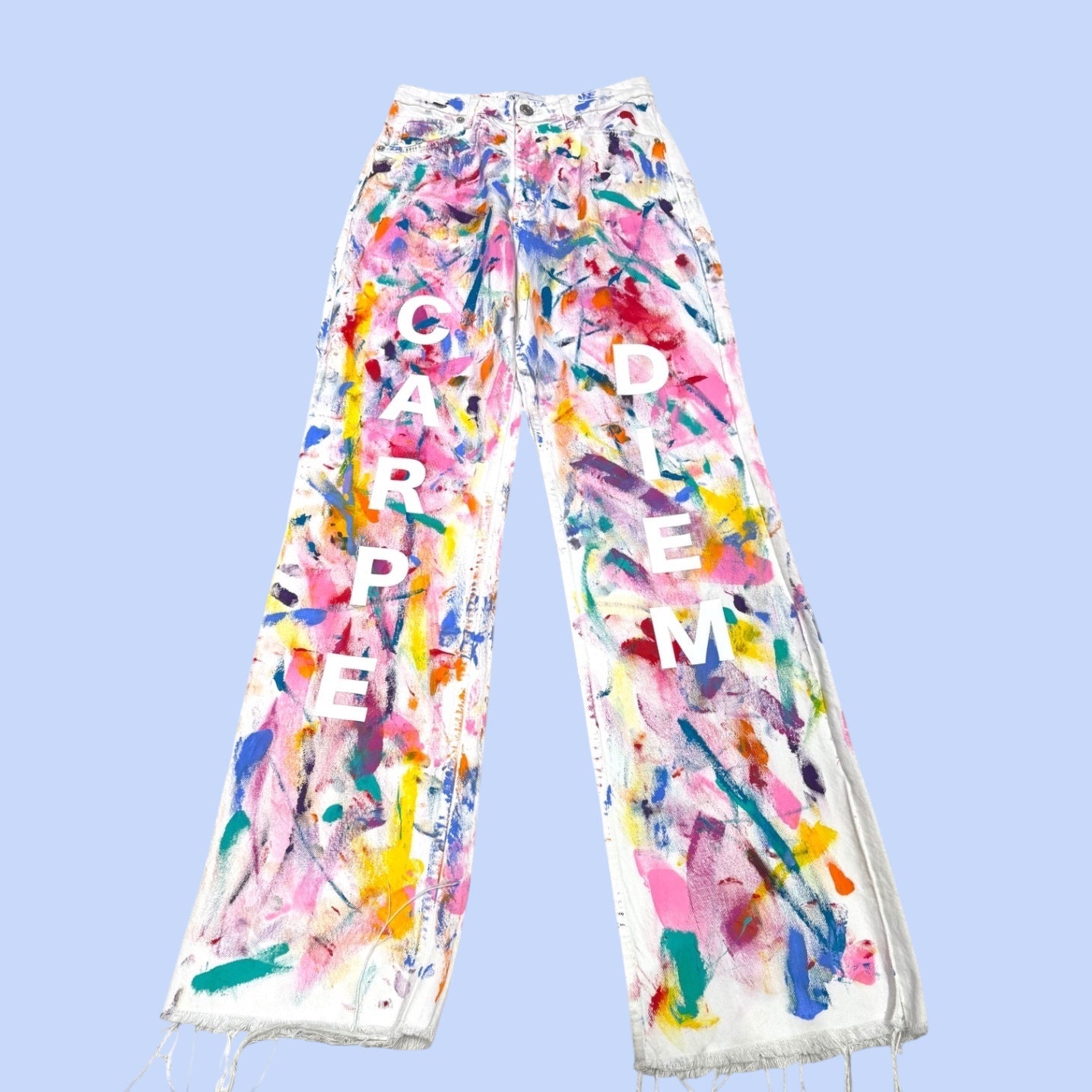Carpe Diem Painted Jeans