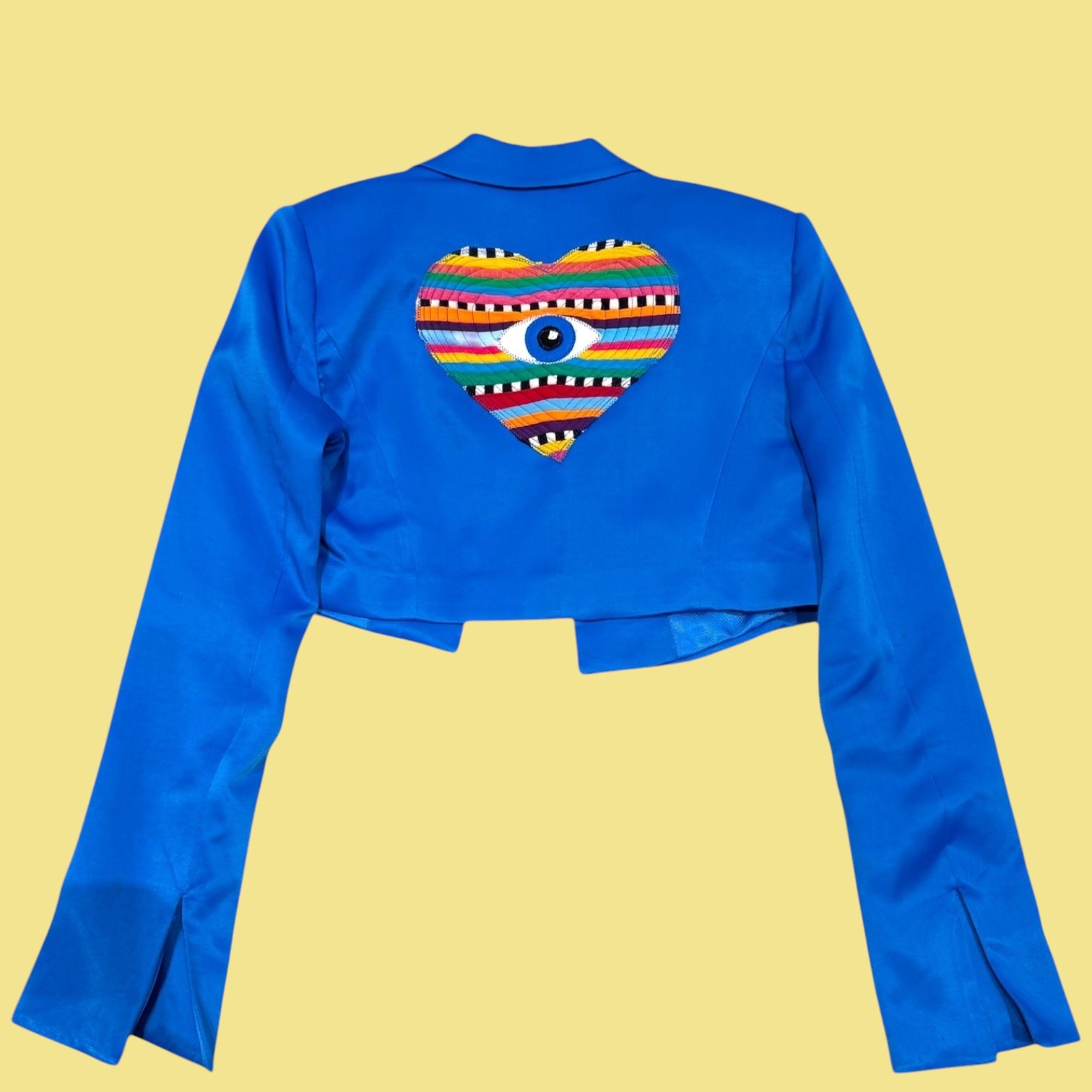 T-shirt Heart Cropped Blazer