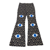 Blue Eyes Patterned Jeans