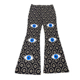 Blue Eyes Patterned Jeans