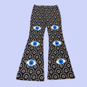 Blue Eyes Patterned Jeans