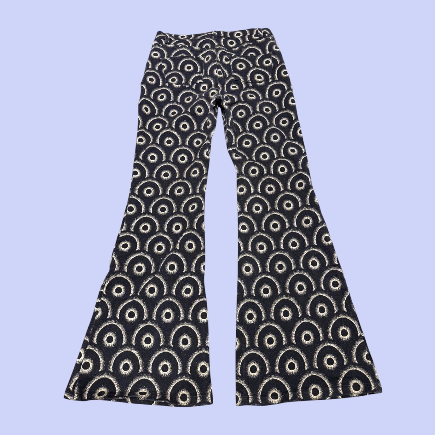 Blue Eyes Patterned Jeans