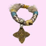Fabric Collar with Pendant