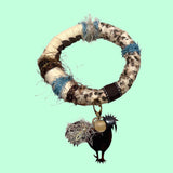 Fabric Collar with Rooster