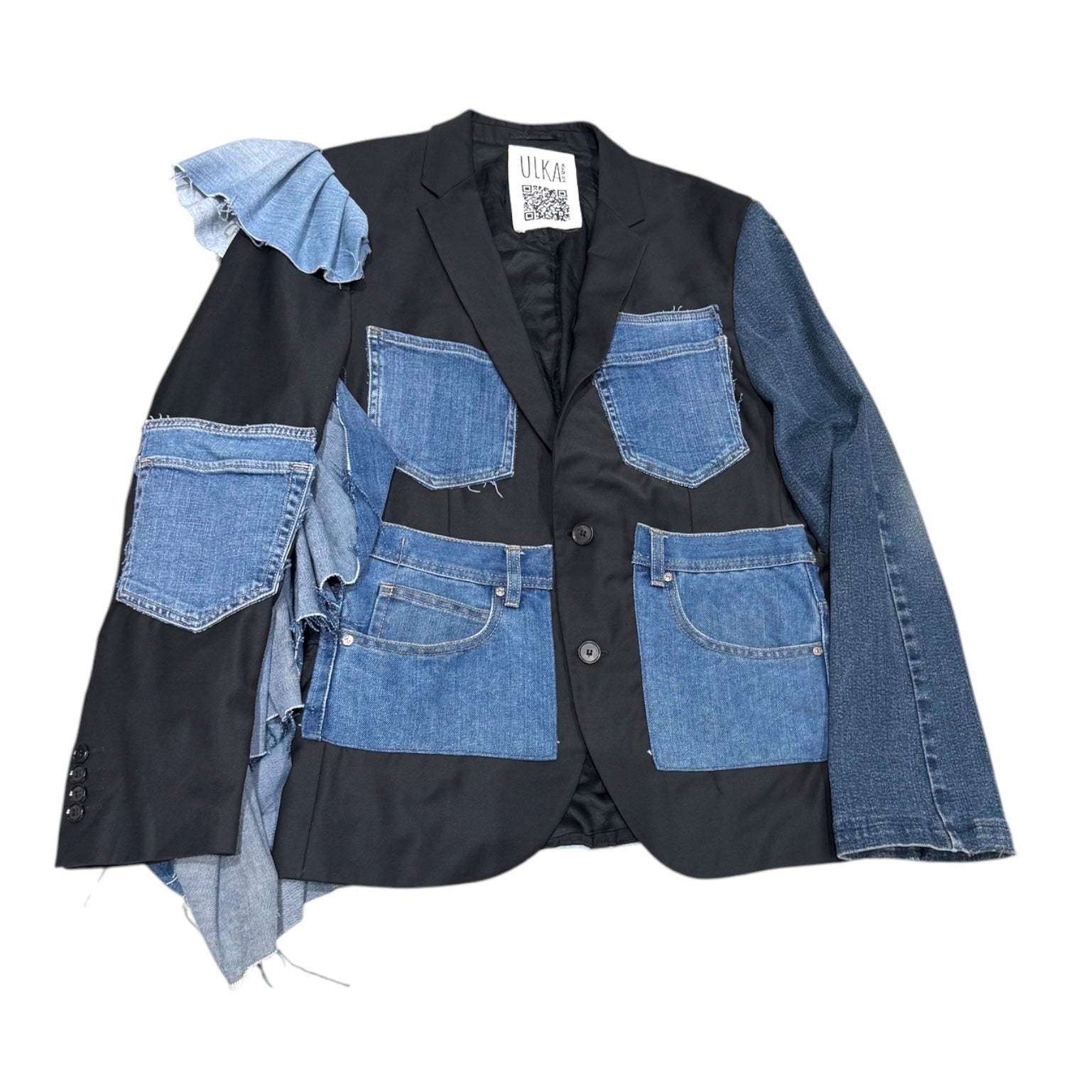 Ulka Denim Patchwork Blazer