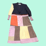 Ulka Patchwork Blazer Coat