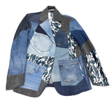 Ulka Denim Patchwork Blazer