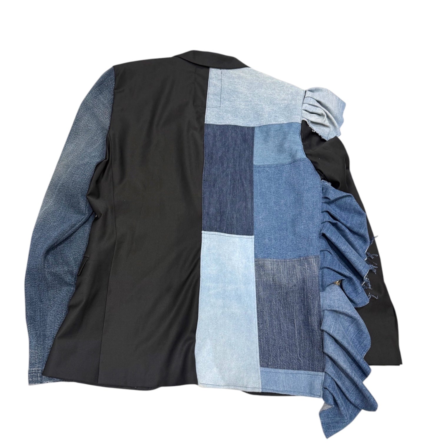 Ulka Denim Patchwork Blazer