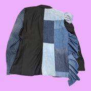 Ulka Denim Patchwork Blazer