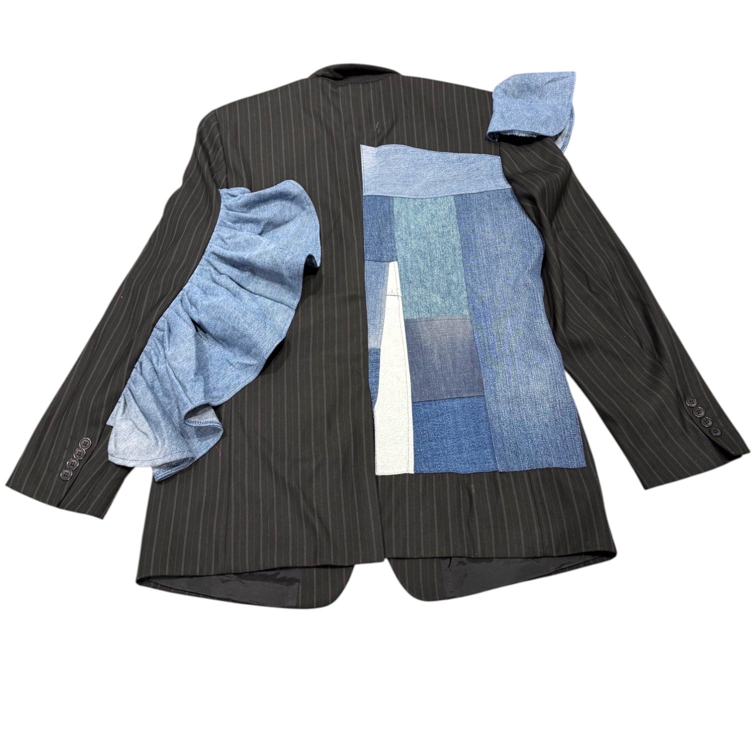 Ulka Denim Patchwork Blazer