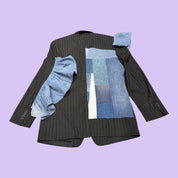 Ulka Denim Patchwork Blazer